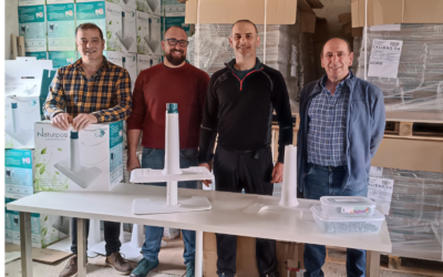 Cuatro vecinos de Iturgoyen ponen a la venta Naturpos, un dispositivo ajustable que ayuda a defecar mejor y es ideal para el estreñimiento